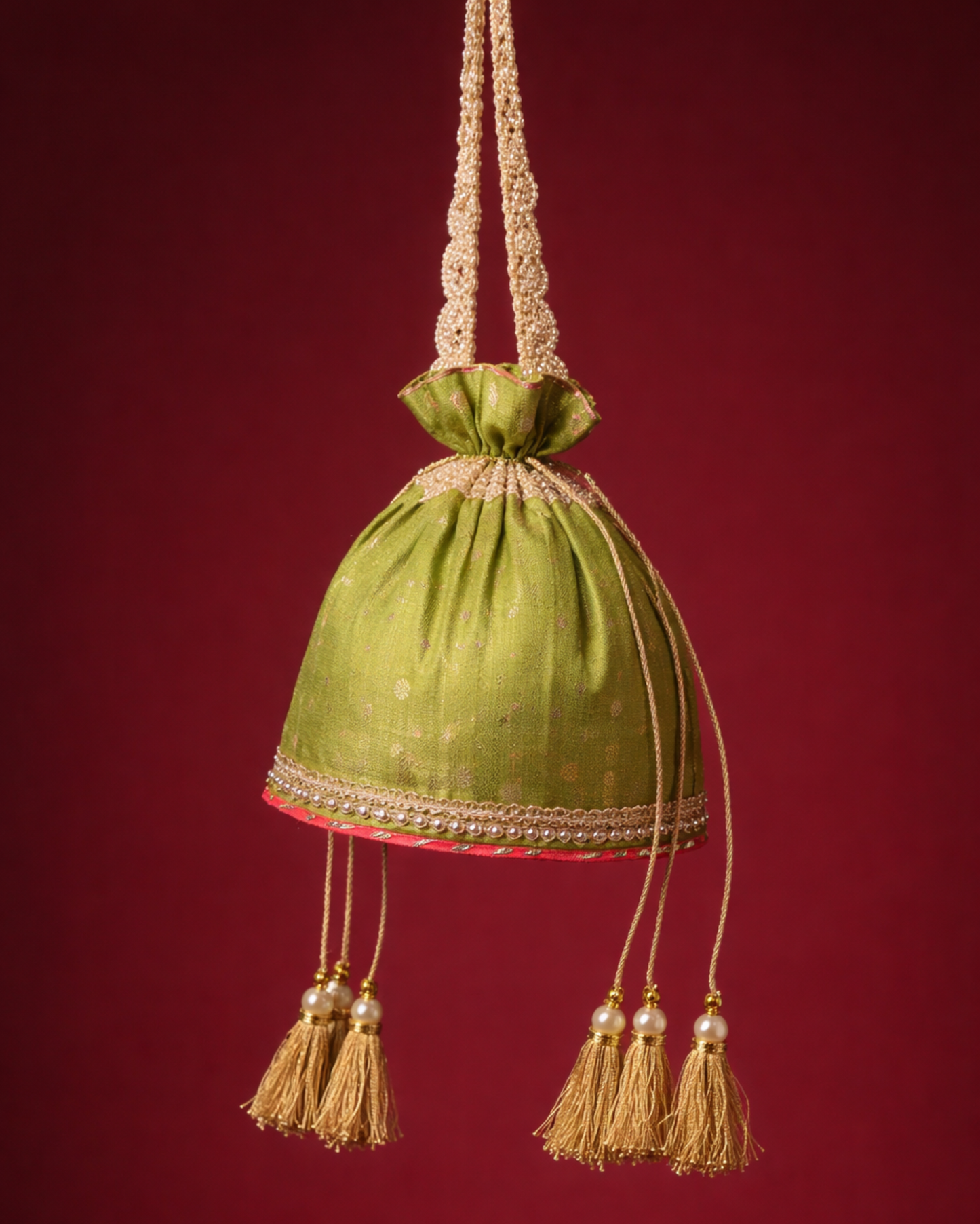 Tana Bana Pista Green Potli