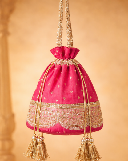 Tana Bana Rani Pink Potli