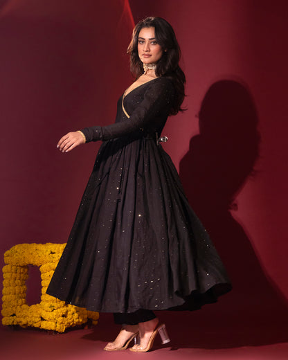 Tana Bana Yellow Silk Kurta, Gharara and Dupatta