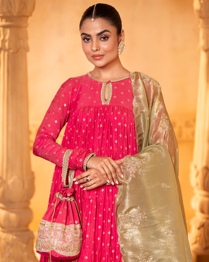 Tana Bana Rani Pink Potli